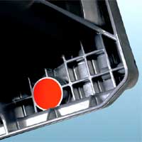 waste recycling bins 120 L Chipnest / Transponder