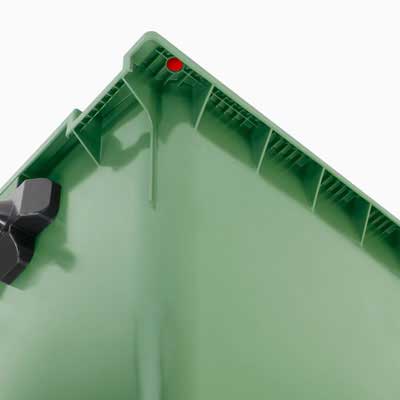 mobile garbage bins 770 L comb lift