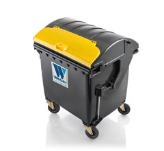 Waste bins 1100 litre round lid LiL