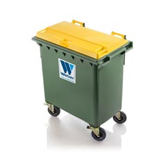 Waste bins MGB 660 litre
