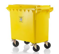 Wheeled bins for clinical waste 770 l