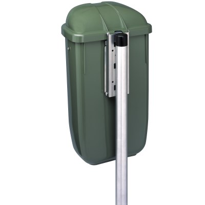 litter bins 50 L mounting plate