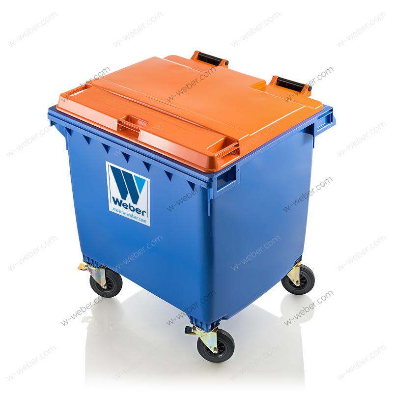 Wheeled bins (Wheelie bins) 1100 l fl classic lid images-pictures