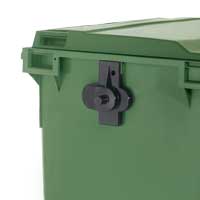 mobile waste containers 1100 L FL C Lifting trunnions