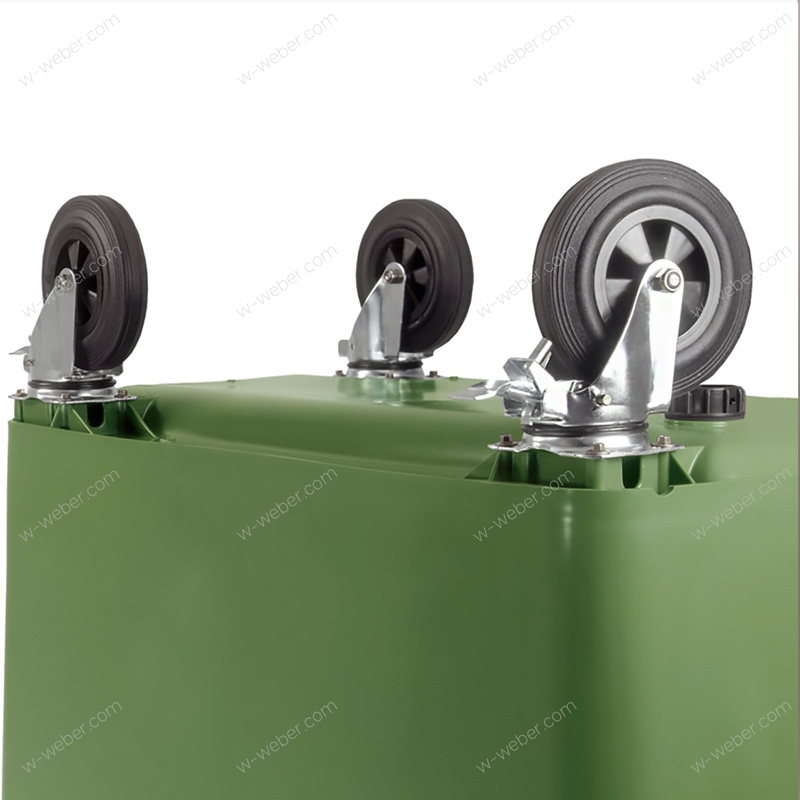 Wheeled bins (Wheelie bins) 1100 l fl classic wheel-stop images-pictures
