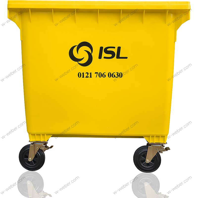 Wheeled bins (Wheelie bins) 1100 l rl lil hot-foil printing images-pictures