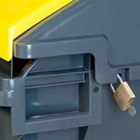 mobile waste containers 1100 L RL LIL lock