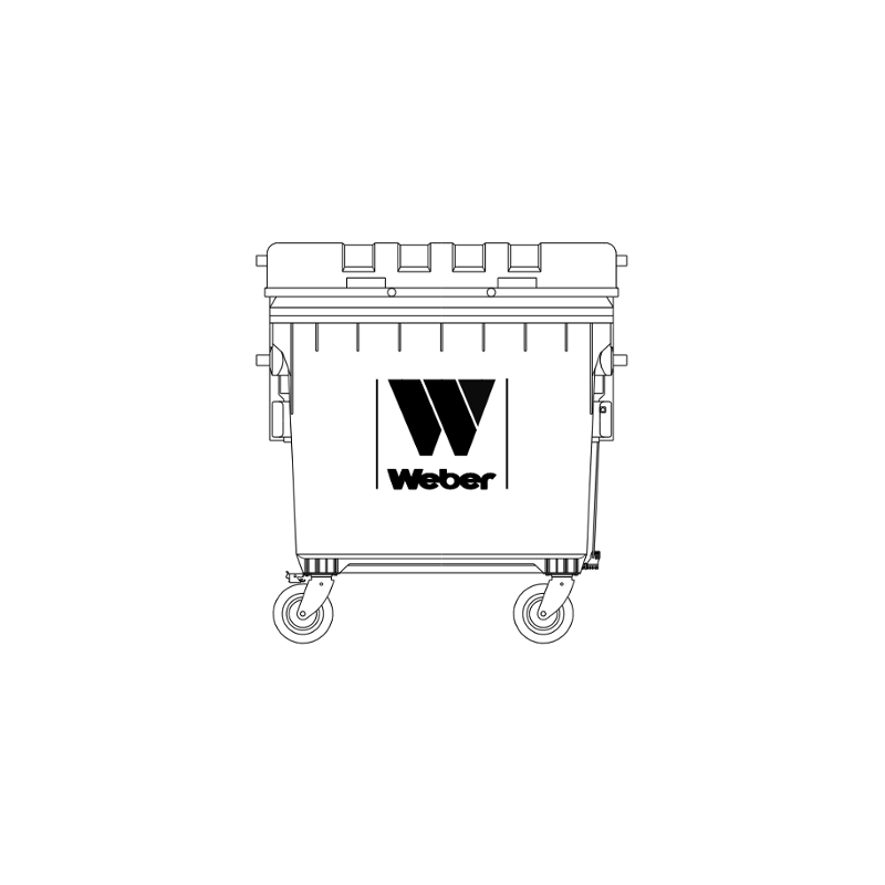Wheeled bins (Wheelie bins) 1100 l rl lil spare parts