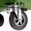 mobile waste containers 1100 L RL LIL wheel stop