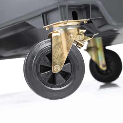 mobile waste containers 1100 L FL wheel stop